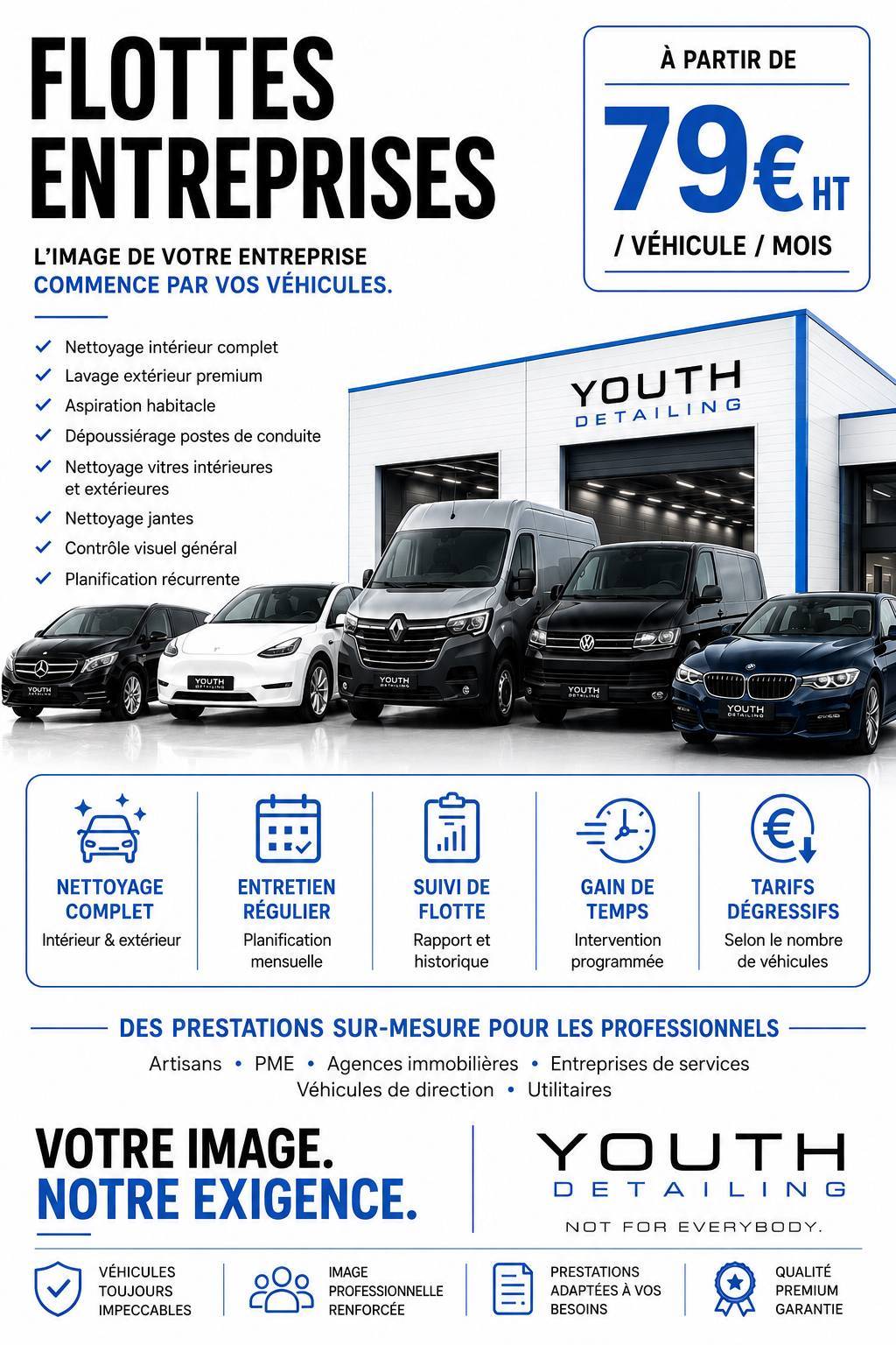 Abonnement Nettoyage de Flotte Automobile en Gironde – Bordeaux & Bassin d’Arcachon